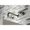 Kingston Brass KS8126ML Milano 2-Handle 8" Wall Mount Bathroom Faucet, Polished Nickel KS8126ML - alternate 5